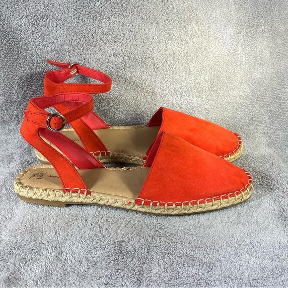 Time And Tru Shoes Women’s Sandal’s Size 9 Straps‎ Close toe Orange - Picture 7 of 9